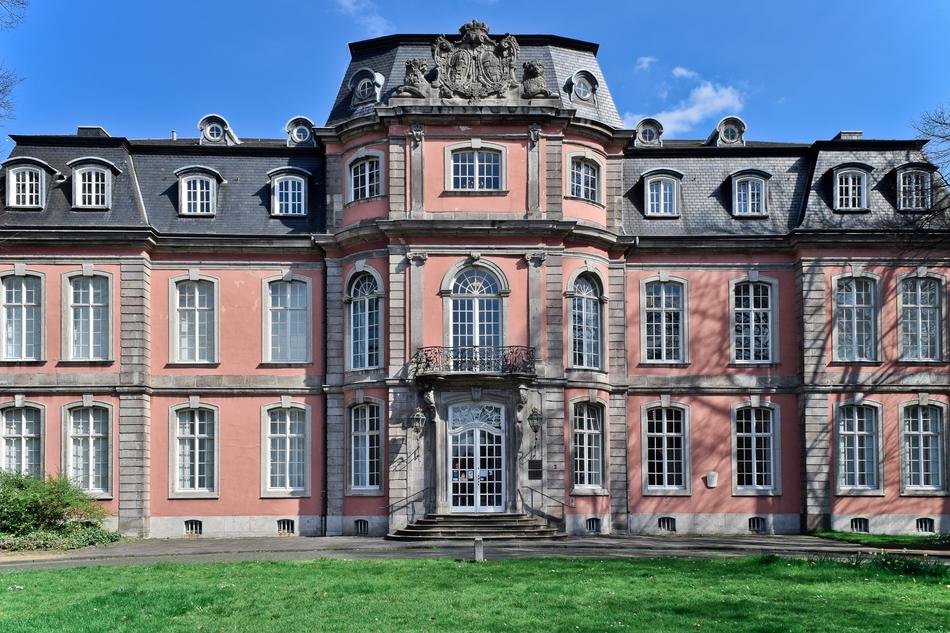 a magnificent building with a window view