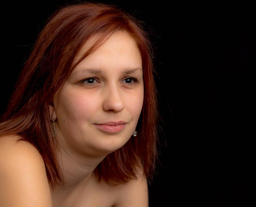 gorgeous girl with red hair