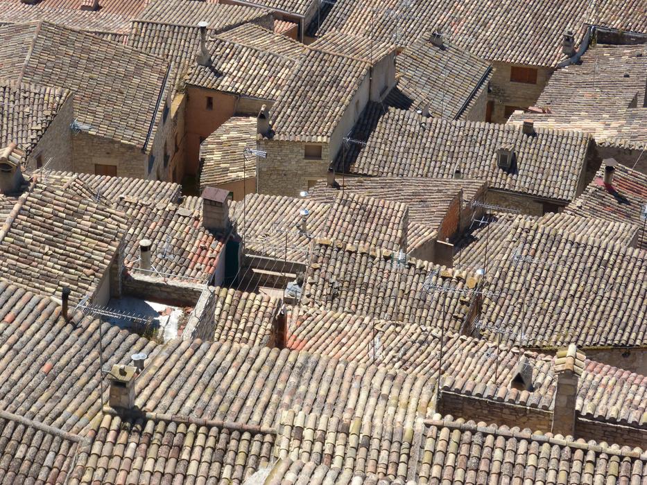 Roofs Arab Tiles People