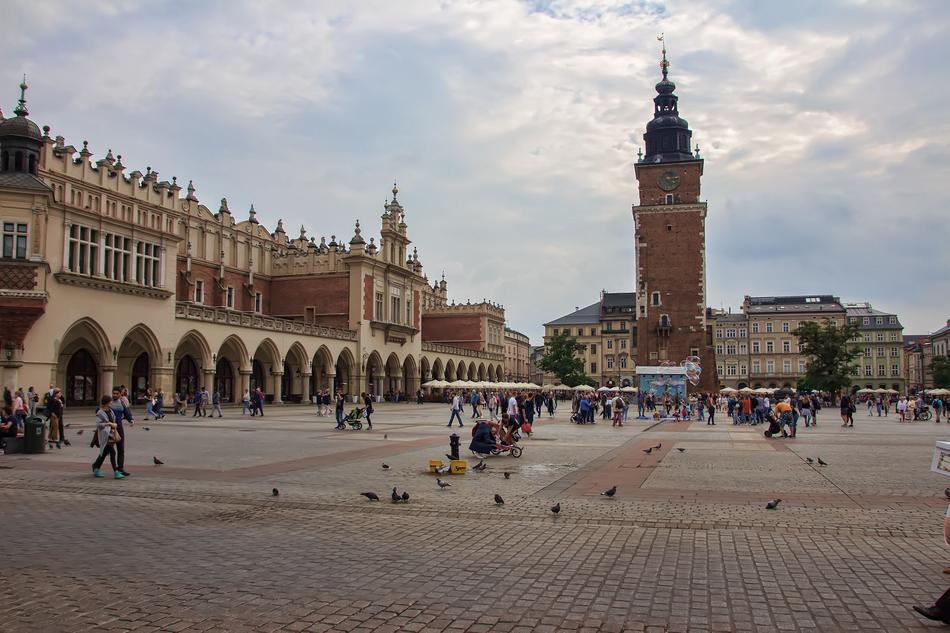old square with the tower